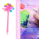 Diamond Painting Pen Round/Square Tip Point Drills Pens (Pink Hard Ball)