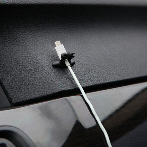 8ST Headphone Cable Clip Charging Cable Wire Cable Holder Multifunctional Tie