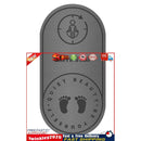 Jump Rope Mat Knees Protection Exercise Pad Mute (Grey 126x59x8cm) Newly