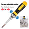 Durable 19 in 1 Two-Way Ratchet Screwdriver Anti Slip Handle Screw Driver