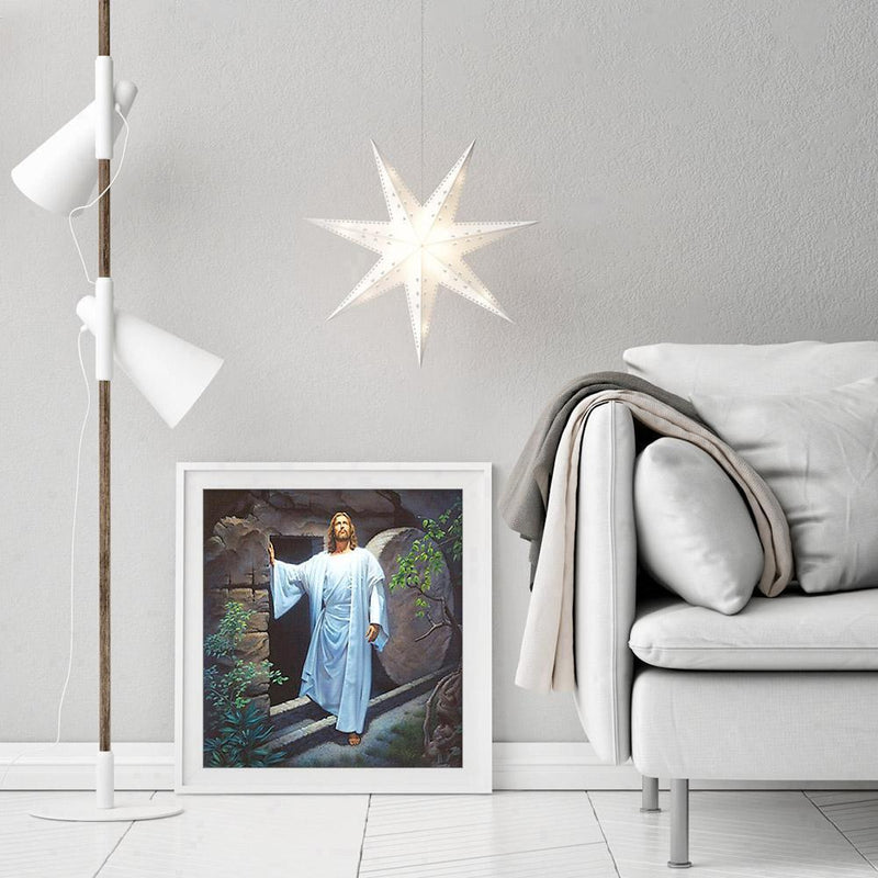 5D DIY Full Drill Diamond Painting Jesus Embroidery Mosaic Kit Needlework Decor