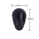 10pcs Carp Fishing Quick Change Beads Method Feeder Line Holder (S Black)