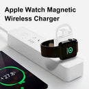 Practical Smart Watch Magnetic Induction Charger for Watch Series 7 6 5 4 White
