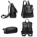 Bag Large Capacity Shoulder Bag School Leather Backpack Travel Tote Backpack