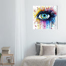 Full Embroidery Eco-Cotton Thread 11CT Counted DIY Color Eye Cross Stitch K