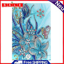 DIY Flower Special Shaped Diamond Painting 50 Pages A5 Sketchbook Journal Book
