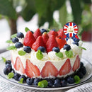 Anniversary Platinum Jubilee Cake Toppers Queen Elizabeth Party Decorations