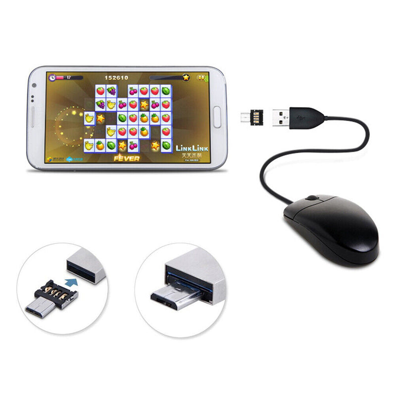 1x OTG Adapter USB to Micro USB Converter Flash Drive Connector for Android