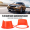 2pcs Car Audio Refit Speaker Ring Plastic Ultra-thin Waterproof Cover Protector