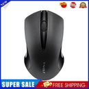 Q2 1200dpi USB Silent Mouse Computer PC 2.4G Wireless Mute Mice (Black)