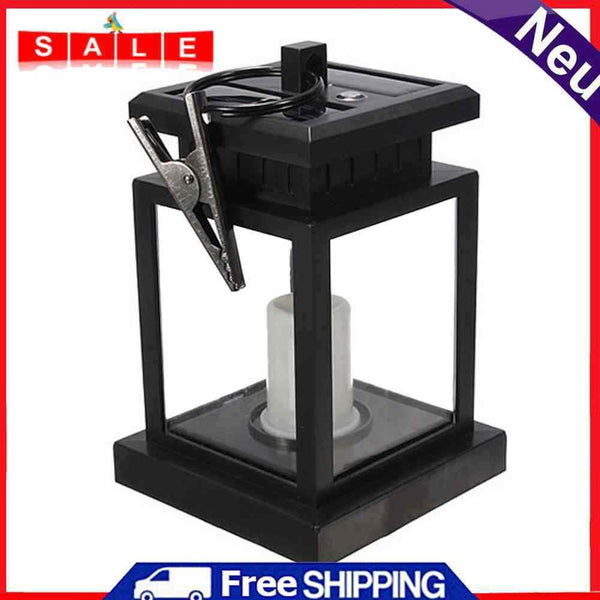 Solar Powered LED Outdoor Candle Light Portable Lantern Novelty for Camping Wa
