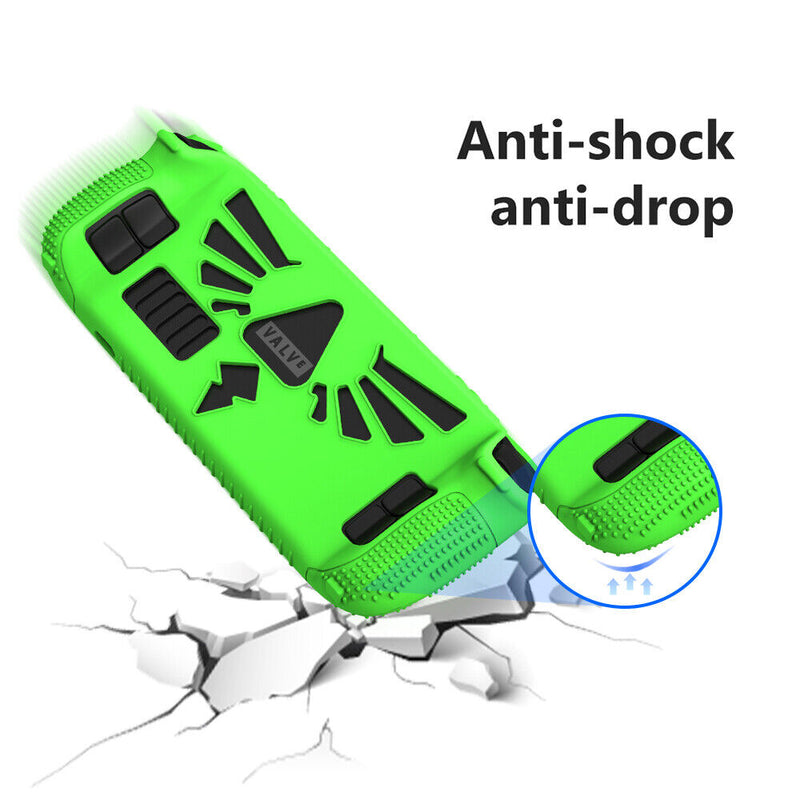 #A Anti Fall Handheld Game Console Shell Case Silicone Waterproof for Steam Deck