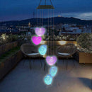 Wind Chimes Solar Powered LED Colorful Light Hanging DIY Garden Party Deco E6B4