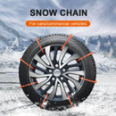 10x Car Winter Tires Snow Chains Anti-skid Wheel Tyre Cable (Single Tooth) Newly