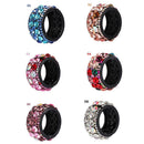 Ring Buckle Mini Claw Headband Ponytail Holder Crystal Hairband Hair Clip