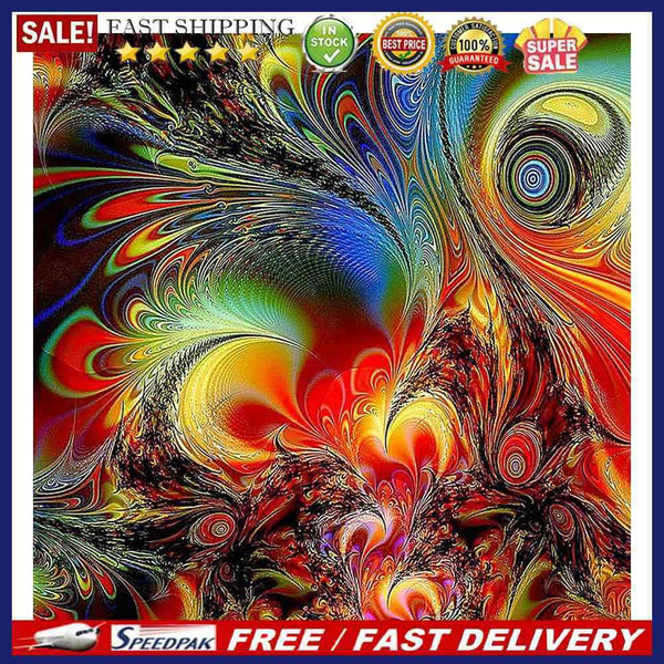 5D DIY Diamond Painting Kits Full Round Drill Abstract Mosaic Picture Wall