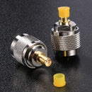 Asiproper PL259 UHF-J Male to SMA-K Female HF Coax Antenna Adapter