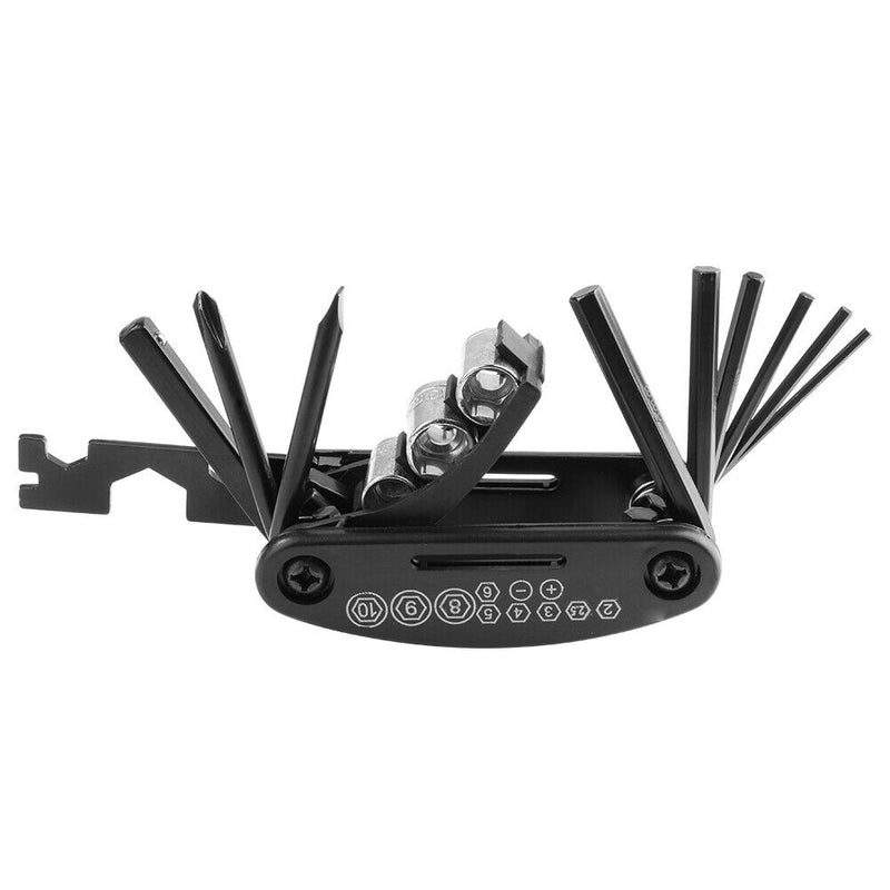Mountain Bike Folding Multitool 16 in 1 Bicycle Repair Tools with Hexagon W