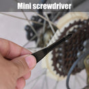 Steel Mini EDC Slotted Screwdrivers Keychain Pocket Repair Tool (Black) Newly