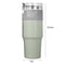 Stainless Coffee Mug Water Tea Cup Insulated Car Drinkware (890ml Green) Newly