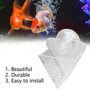 Acrylic Red Blood Worm Feed Cup Aquarium Fish Tank V Shape Food Container