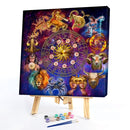 Constellation Oil Paint By Numbers Canvas DIY Hand Painted Picture (B446)