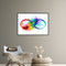 DIY Hand Painted Paint By Numbers Oil Canvas Pictures Colorful Feather Kits