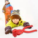 Dinosaur Snowball Maker Clip Outdoor Winter Snow Sand Mold Fun Toys (Red) Newly