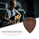 Guitar Wood Picks Folk Guitar Bass Picks Musical Instrument Plectrum (01)