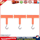 3pcs Fishing Knot Puller Hook Carp Rig Making Tool Fishing Tackle (Orange) Newly