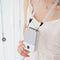 Mini Digital Display Hanging Neck Fan Portable USB Desktop Fans (White)
