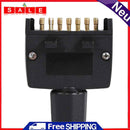 7 Pin AU Flat Male Trailer Socket Plug Connector Adapter for Boat Trailer Black