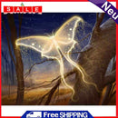 DIY Luminous Butterfly Rhinestone Drawing Art Full Round Drill Diamond Picture