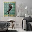 11CT Full Cross Stitch Napkin Dog Stamped DIY Cotton Thread Needlework Animal