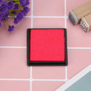 Fingerprint Square Inkpad for DIY Scrapbook Card Paper Craft Stamp (Pink) Newly