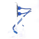 20Pin Header to Dual USB 3.0 Female Port Extension Adapter Bracket Rear U3O6
