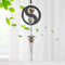 DIY Rotating Wind Chime Novelty Metal Hanging Sculpture Wind Chime Bell (A)