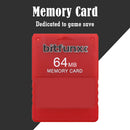 FMCB 1.966 Memory Card for Sony PS2 64MB Free McBoot Console Card (Red) Newly