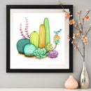 5D Full Drill Diamond Painting Cactus Rhinestone Beaded Home Decor (A902) Newly