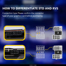 ATX 8 Pin Female To 8 Pin Male 180 Degree Adapter Computer Parts for Video Card