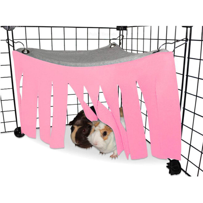 Hidden in the House Beds Hiding Tent Cage for Hamster Guinea Pig (Pink) Newly