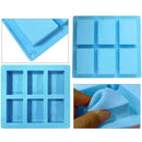 Rectangle Food Grade Silicone Soap Mold Cake Mould Making Craft Soap CA U6R4