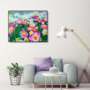 DIY Chrysanthemum Painting By Numbers Kit Hand Painted Canvas Oil Art Picture