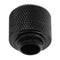 G1/4 External Thread Connector for 10x16mm PC Water Cooling System(Black) Newly