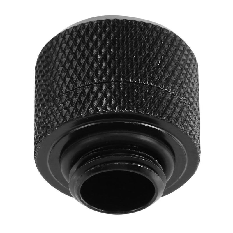 G1/4 External Thread Connector for 10x16mm PC Water Cooling System(Black) Newly