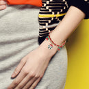 Snowman Cartoon Cute Bracelet Christmas Tree Bell Bow Bangle Gift (Style 1)