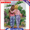 14CT Full Cross Stitch Good Friends Stamped DIY Embroidery Home Decoration Gifts