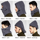 Windproof Sports Thickened Face Cover Balaclava Headgear Hood Skiing Equipment