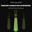 60pcs Copper Head Drift Fish Floats Rotation Buoy Seat Fishing Bobber (S + M)