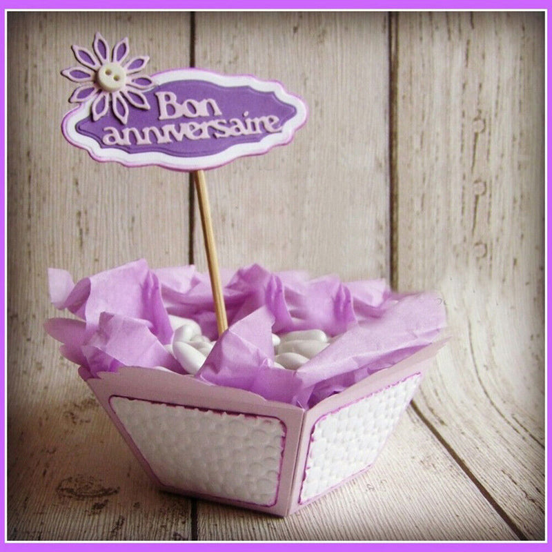 French Letter Cutting Dies for DIY Scrapbooking Embossing Die Cuts (H2054) Newly